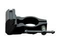 HAT Design Works A00029 Single Direct Mount Block w/Pole Clamp, Black