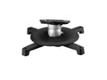 Amer AMRP101 A simple but strong, steel ceiling mount with simple features; made for a quick and easy set up. Supports up to 33 lbs - Steel / Plastic - In-Tube Smart Cable Management System