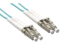 Axiom AXG93017 LC/LC OM3 Fiber Cable 15m - TAA, Aqua