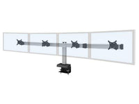 HAT Design Works BILD-4-CM-104 Bild Quad Monitor Mount, Black, holds 30 lbs per monitor, up to 24IN screen