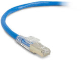 Black Box C6APC80S-BL-20 CAT6A 650-MHz Locking Snagless Stranded Ethernet Patch Cable - Shielded, CM PVC (RJ45 M/M), Blu
