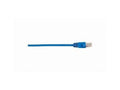 Black Box CAT6PC-003-BL-25PAK CAT6 250-MHz Molded Snagless Stranded Ethernet Patch Cable-Unshielded(UTP),CM PVC(RJ45 M/M),Blue,3-ft.(0.9-m),25-Pack