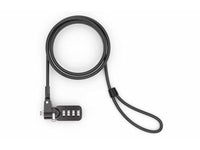 Compulocks CL37 T-bar Security Combination Cable Lock Black