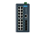 B+B SmartWorx EKI-7720E-4F-AE 16FE+4SFP PORT Managed Ethernet Switch