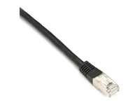 Black Box EVNSL0272BK-0025 CAT6 250-MHz Stranded Ethernet Patch Cable with Slim Form-Factor Molded Boot - Shielded (S/FTP), CM PVC (RJ45 M/M), Black, 25-ft. (7.6-m)