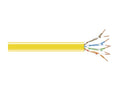 Black Box EVNSL084A-1000 CAT5e 350-MHz Stranded Ethernet Bulk Cable - Unshielded (UTP), CM PVC, Yellow, 1000-ft. (304.8-m) Spool