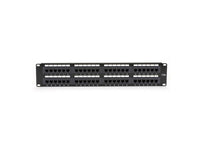 Black Box JPM5E48A CAT5e Patch Panel, Punchdown - 2U, Unshielded, 48-Port