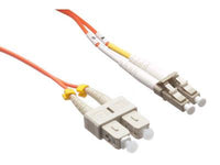 Axiom LCSCMD5O-25M-AX LC/SC OM2 Fiber Cable 25m, Orange