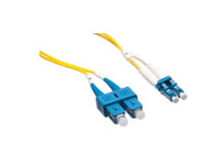 Axiom LCSCSD9Y-25M-AX LC/SC OS2 Fiber Cable 25m, Yellow