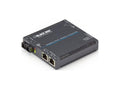 Black Box LGC5212A Gigabit Ethernet (1000-Mbps) PoE+ Media Converter - 10/100/1000-Mbps Copper to 100/1000-Mbps Singlemode Fiber, 1310nm, 15km, SC