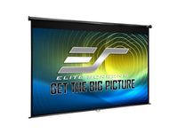 Elite Screens M71XWS1 Manual 71IN Diag. 1:1, Pull Down Manual Projector Screen with AUTO LOCK