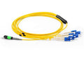 Axiom MP8LCSMR5M-AX MPO-4 LC OS2 Breakout Cable 5m, Yellow