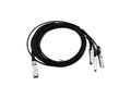 Axiom QSFP-4X10G-C3M-AX QSFP+ DAC Cable for Alcatel 3m