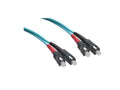 Axiom SCSCOM4MD3M-AX SC/SC OM4 Fiber Cable 3m, Aqua