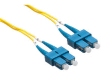 Axiom SCSCSD9Y-5M-AX SC/SC OS2 Fiber Cable 5m, Yellow