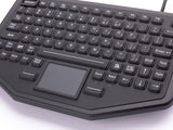 iKey SL-86-911-TP-FL-USB Keyboard with Touchpad - 86-Key Functionality - Fn Key for Secondary Legend Flexibility - Integ