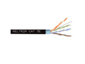 Weltron T2404L5EPSH-BK 1000FT BLACK CAT5E 350MHZ SOLID FTP CABL