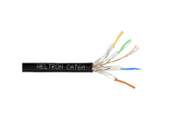 Weltron T2404L6A-PASH-BK CAT6A STRANDED SHIELDED CABLE BLACK