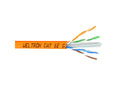 Weltron T2404L6-OR 1000FT ORANGE CAT6 SOLID CABLE UTP CMR