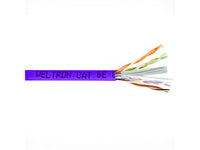 Weltron T2404L6P-PL 1000FT PURPLE PLENUM CAT6 SOLID 550MHZ