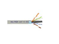 Weltron T2404L6SHP-AH CAT6 Solid FTP CMP ASH/GRAY 1000 TAA Co