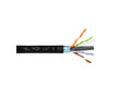Weltron T2404L6SHP-BK CAT6 Solid FTP CMP BLACK 1000 TAA Compl