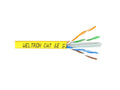 Weltron T2404L6-YL 1000FT YELLOW CAT6 SOLID CABLE UTP CMR
