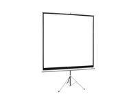 Elite Screens T99NWS1 Tripod Series Portable Tripod Projection Screen - - White - 99 INCH (1:1) - Viewing Angle: 180 Degree