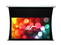 Elite Screens TE125HW2B-E24 CineTension B Series, 125 Diag 16:9, TabTensioned Electric Drop Down Front Projector Screen