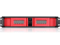 iStarUSA D-200SE-RD KIT 2U Compact RM W/SE Red BZL