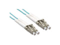 Axiom AXG96783 LC/LC OM3 Fiber Cable 90m - TAA, Aqua