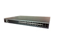 Amer SS2GR2024IP Stackable 24 port gigabit PoE (802.3at) Layer 2 switch with 4 10G SFP+