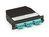 Black Box FOCA20M3-1MP12-12LC MTP OM3 Fiber Optic LGX Cassette - (1) MTP 12 to (12) LC Type A, GSA, TAA