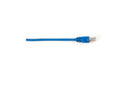 Black Box CAT6PC-007-BL-25PAK CAT6 250-MHz Molded Snagless Stranded Ethernet Patch Cable-Unshielded(UTP),CM PVC(RJ45 M/M),Blue,7-ft.(2.1-m),25-Pack