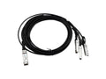 Axiom CBL-QSFP-4X10GSFP-PASS-1M-AX QSFP+ DAC Cable for Dell 1m