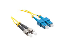 Axiom AXG92723 SC/ST OS2 Fiber Cable 3m - TAA, Yellow