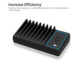 SIIG AC-PW1H11-S1 10-Port USB-A/C & Wireless Charging 90W (AC-PW1H11-S1)