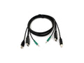 Black Box SKVMCBL-HDMI-06 Secure KVM Cable - Each end (1) USB, (1) HDMI, (1) 3.5mm Audio, 6-ft. (1.8-m)