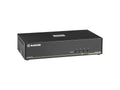 Black Box SS4P-DH-DP-UCAC KVM Switch, NIAP 3.0 Certified - 4-Port, Dual-Monitor, DisplayPort 4K30, USB, Audio, CAC