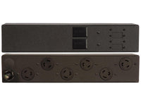 Vertiv 11167 Basic, Standard, 20A, 120V, Horizontal, (6) NEMA L5-20R, 10 ft power cord with L5-20P, Black Powder Coat
