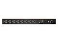 Vertiv 39112 rPDU, Basic Standard, 20A, 120V, 1.9kW, Horizontal/Vertical, (8) NEMA 5-20R, 10ft power cord with 5-20P, Black Powder Coat