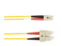 Black Box FOCMRSM-030M-SCLC-YL SM FO Patch Cable Duplx, PVC, YL, Sclc, 30M