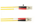 Black Box FOLZH62-003M-LCLC-YL OM1 62.5/125 Multimode Fiber Optic Patch Cable - LSZH, LC to LC, Yellow, 3-m (9.8-ft.), GSA, TAA/