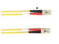 Black Box FOLZH62-003M-LCLC-YL OM1 62.5/125 Multimode Fiber Optic Patch Cable - LSZH, LC to LC, Yellow, 3-m (9.8-ft.), GSA, TAA/