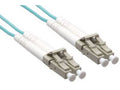 Axiom LCLCOM4MD100M-AX LC/LC OM4 Fiber Cable 100M, Aqua
