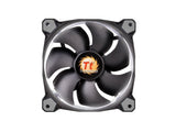 Thermaltake CL-F055-PL12WT-A Riing 120MM CASE/RAD Fan, White, 3 Pack