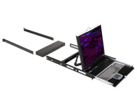 Black Box KVT419A-8PV-R2 KVM LCD Console Tray and Switch - 19-in., 8-Port, Single-Rail, VGA, PS/2