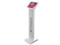 Compulocks 140W102IPDSW iPad 10.2IN Space Enclosure Brandable Floor Stand White