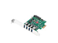 SIIG JU-P40A11-S1 DP USB 3.0 4port PCIE Host Card 5 Gbps (JU-P40A11-S1)