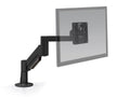HAT Design Works 3500-450-104 Short Reach Monitor Arm, Black, holds 10-23 lbs, up to 27IN screen